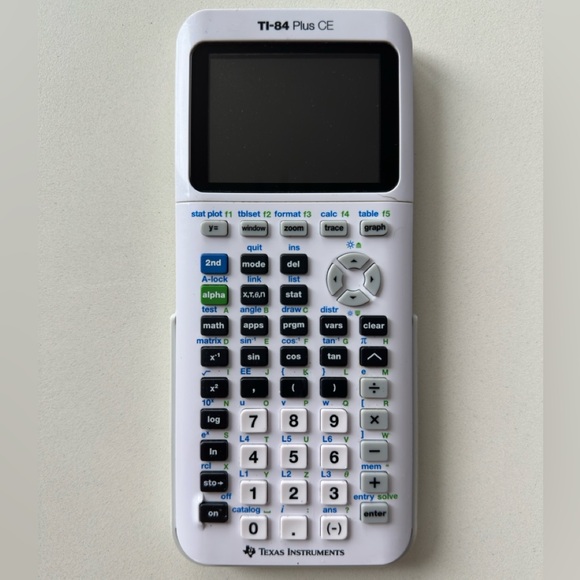Texas Instruments | Other | Ti84 Plus Ce Graphing Calculator White ...